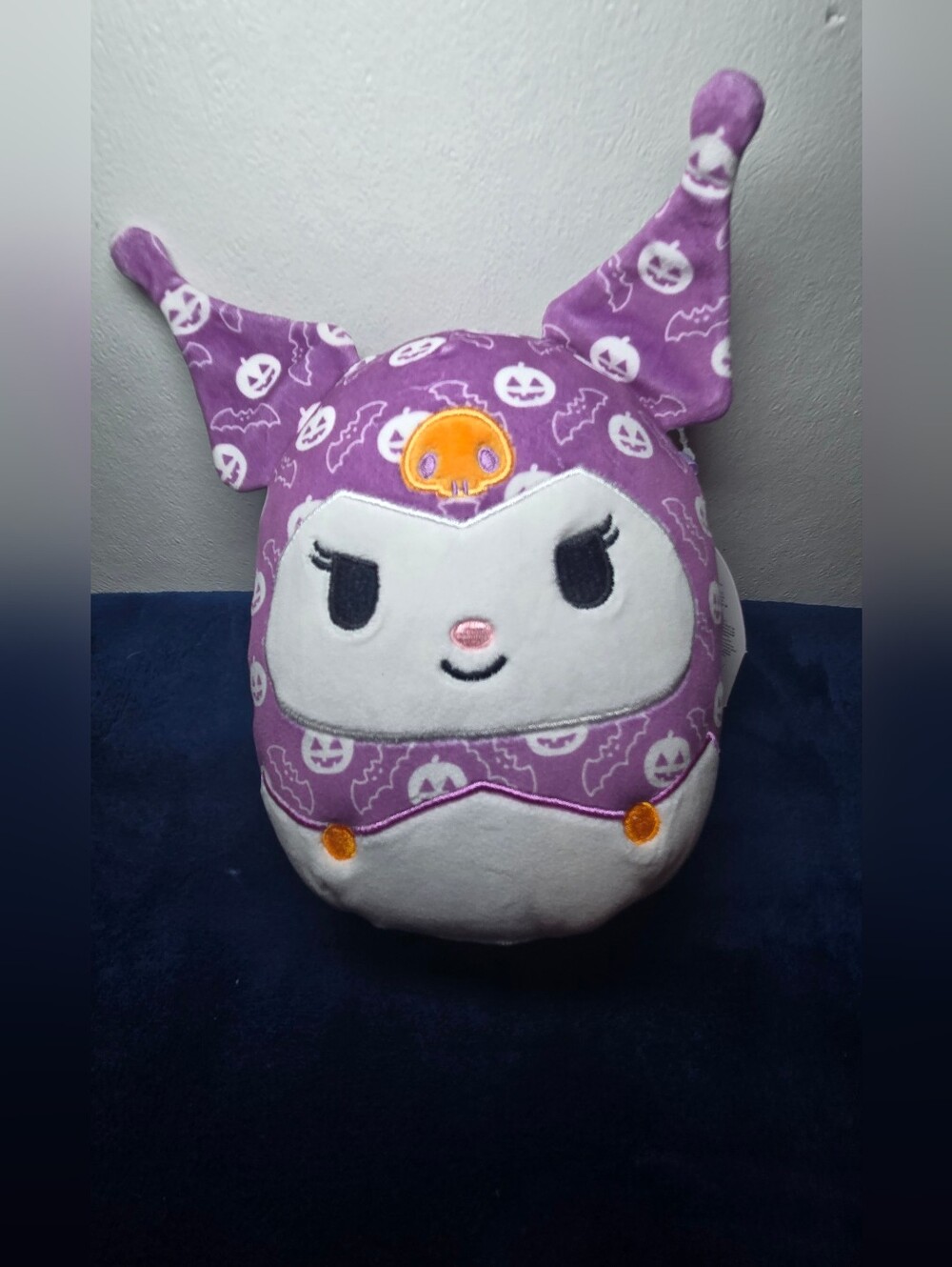 Squishmallows Sanrio Hello Kitty Kuromi 8" Halloween Plush Purple Bat NWT